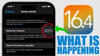 iOS 16.4 - iPhone Battery Health DROPS If You Update !?