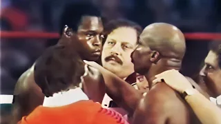 The Fight of Legends.. Earnie Shavers vs Larry Holmes