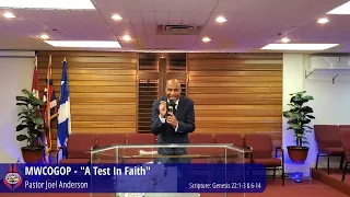 "A Test In Faith" - Pastor Joel Anderson [03/07/2021]