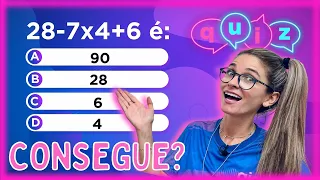 💢VENHA PRATICAR  MATEMÁTICA COM ESSE  INCRÍVEL QUIZ  DA GIS