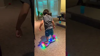 They said three year olds can’t ride hoverboards