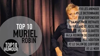 TOP10 HUMOUR : MURIEL ROBIN (les meilleurs sketchs)