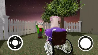 What if I Play as Evil Grandpa in Grumpy Gran? Scary Obby ROBLOX #roblox