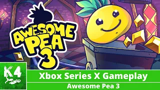 Awesome Pea 3 - Gameplay on Xbox Series X #AwesomePea3
