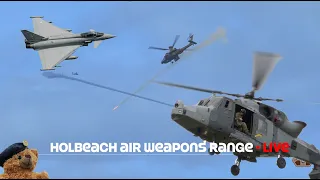 LIVE Evening Show - Apache Live Firing from RAF Holbeach Air Weapons Range - Army Air Corps 31.01.23