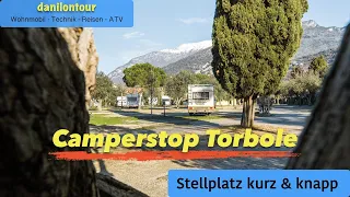 Camperstop Torbole Gardasee Wohnmobilstellplatz ganzjährig offen Campingplatz Wohnmobil Riva