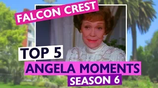 FALCON CREST: TOP 5 Angela Moments from Season 6