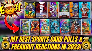 *MY BEST SPORTS CARD PULLS & FREAKOUT REACTIONS IN 2023...🤯🔥