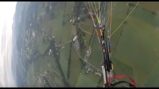 Wing Over Session with a Beginner Wing - Uni 1.1 28m 120kg AU Thor 202 - Moonshiners 2023 paramotor