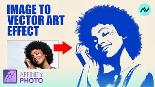 Convert any Image to like Vector Art in Affinity Photo: Multiple Types of Vector Art