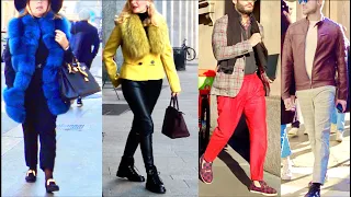 MILAN FASHION STREET STYLE -  FALL Outfits - What are People wearing in Italy in November?
