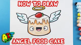 How to Draw ANGEL FOOD CAKE