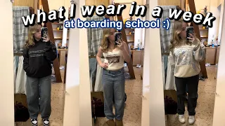 What I wear in a week at BOARDING SCHOOL!! | Ella Katherine