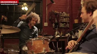 Jojo Mayer: CLASSIC ROCK Garage Jam: "Steppin' Heavy" - #jojomayer  #drummerworld