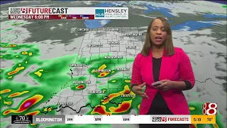 Evening weather forecast for May 8, 2024, with Ashley Brown