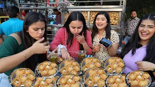 Pani Puri ( Golgappa ) Challenge Finished in Just 2 Minutes | Street Food Golgappa | Food Challenge