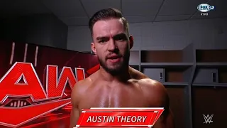 RAW 21/11/22 FULL MATCH - Austin Theory vs Mustafa Ali