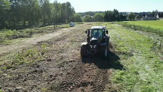 Kelmų frezavimas su  „Valtra“ T235