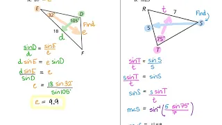 Geom 8-5 Law of Sines and Law of Cosines