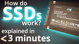 How do SSDs Work?  How to fit 3 WEEKS of TV in a microchip the size of a dime!!  Explained in 3min.