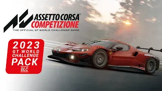 2023 GT World Challenge Pack DLC Console Launch Trailer [ESRB] - Assetto Corsa Competizione