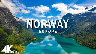 FLYING OVER NORWAY (4K UHD) - Relaxing Music Along With Beautiful Nature Videos - 4K Video HD #1