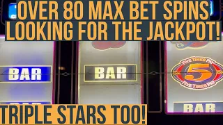 So Many Max Bet Spins At 5X 10X Quick Hits And Bonus Triple Stars Looking For Mr Hand Pay Magic!