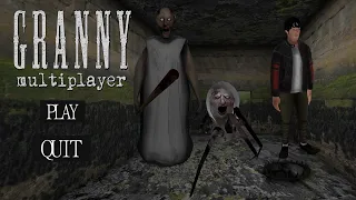 Granny Multiplayer Full Gameplay with Sewer Escape