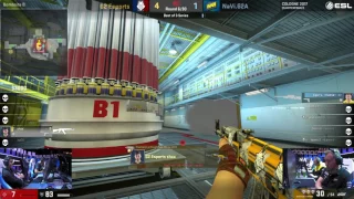 shoxie 1vs3 clutch vs. Na`Vi on Nuke