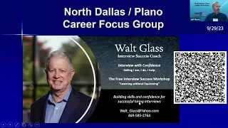 North Dallas / Plano Career Focus Group - 9/29/23 - "AI's Impact On Recruiting" with John Light.