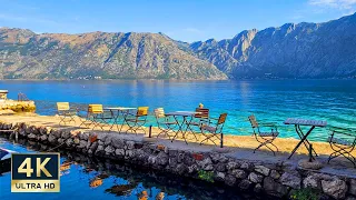 Prcanj Montenegro 🇲🇪 4K Bay of Kotor Walking Tour 2023