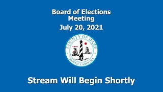 Dare County Board of Commissioners Meeting August 2, 2021