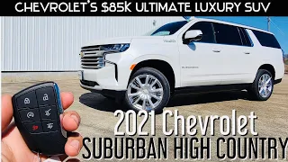 2021 Chevrolet Suburban High Country 6.2L V8: Startup & Full Review
