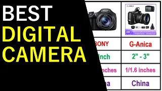 Best Digital Camera 2023 | KOMERY vs Sony DSC-HX300 vs G-Anica Digital Camera Comparison