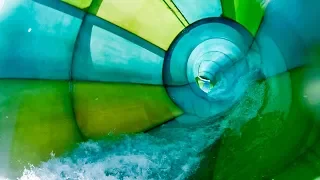 Aquatica Orlando - Omaka Rocka | Blue Proslide Funnel Waterslide Onride POV