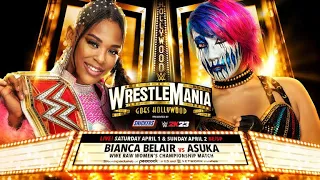 WWE WRESTLEMANIA 39: Bianca Belair vs Asuka (Raw Women's Championship)