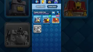 Claiming Free Tower skin #clashroyale #supercell #shorts