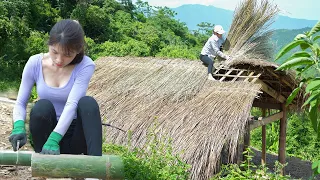 Full-video: 60 days build a house in the wilderness - From start to finish