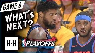 Paul George & Carmelo Anthony Full Game 6 Highlights Thunder vs Jazz 2018 Playoffs - What's Next?