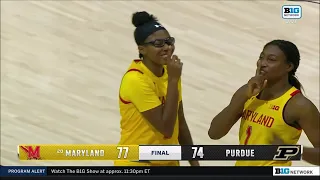 Terps SHUSH Crowd AGAIN! Sellers' BUZZER BEATER 3 Wins It For #20 Maryland Over Purdue On The Road!