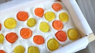 Making and Cutting Lemon & Orange Cold Process Soap