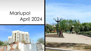 Мариуполь. Апрель 2024. пр.Нахимова, ул Крондштадтская. Mariupol/ April 2024