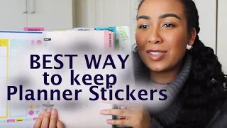 Best CHEAP Way to Keep Happy Planner Sticker Books DIY + Organization | missmyluck91