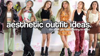 25 AESTHETIC OUTFIT IDEAS for when you have nothing to wear! *very trendy ft. cider*