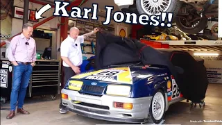 RACING DRIVER REUNITED WITH HIS SIERRA COSWORTH TOURING CAR AFTER 31 YEARS