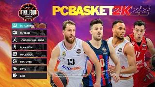 NBA 2K23 | EUROLEAGUE FINAL FOUR UPDATE | ROSTER 1.08 | #PCBASKET2K23