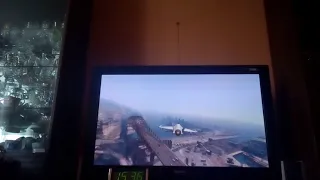 Играем с Матвеем в GTA 5. Угнали истребитель с военной базы!!!