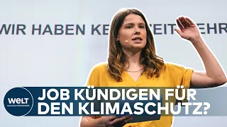 AUFOPFERUNG ODER REALITÄTSVERLUST? Luisa Neubauer ruft dazu auf für Klimaschutz den Job zu kündigen