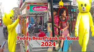 Teddy Bear Prank Video 😜 | Road Public Recation 😂 | @TeddySVM