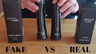 Fake vs Real Armani Code Perfume